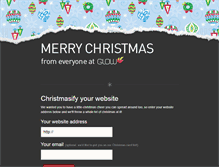 Tablet Screenshot of christmasify.glow-internet.com